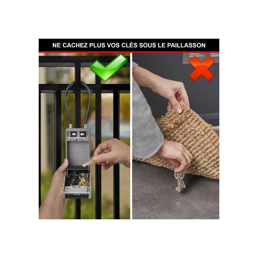 Master Lock Schlüsselkasten mit abnehmbarem Bügel 5482EURD