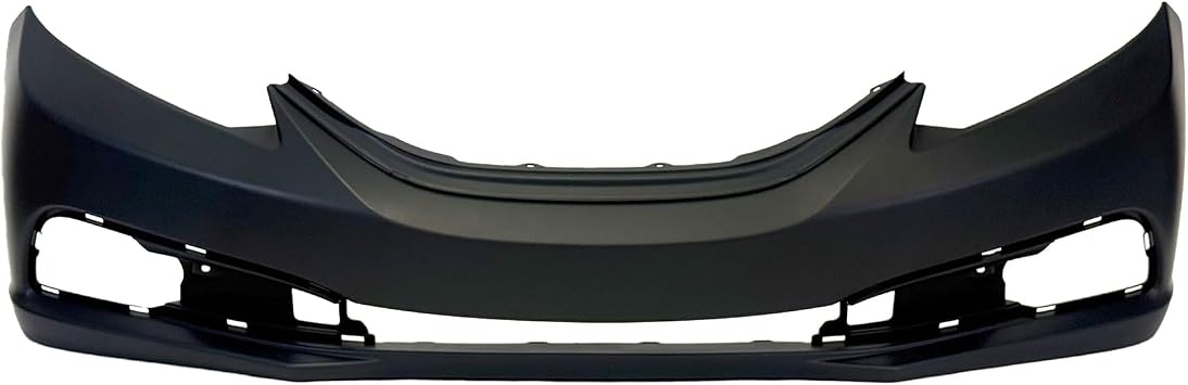 FitParts Compatible With Front Bumper Cover Honda Civic 2013-2015 DX EX-L EX HF Hybrid-L Hybrid LX. New, Primed and Ready for Paint With Fog Light Holes HO1000290