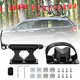 Chewtoyo Bicycle Clamp, Aluminum Alloy Durable, Universal Size Roof Mount Securely, Quick-Release, Truck Bed Bike Rack for Bike Transportation Storage, Bike Carrier for Truck