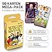 TRUMPFSTARS Fußball Weltstars - 50 Karten mit 50 Top Stars des Weltfußballs - Kartenspiel für 2-8 Spieler - ab 6 Jahren - Deutsche Sprache – Modernes Design - Plastikfrei - Fußballkarten - Qualität