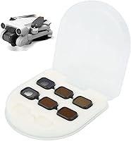 Vista 5 de DAUERHAFT Camera Filter, Waterproof Oil Proof 6 in 1 Coating Process Optical Glass Drone Camera Filter for Mini 3 Pro