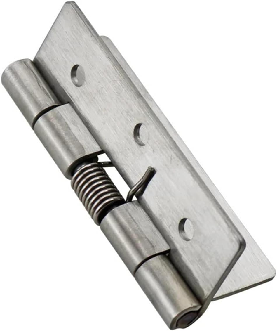 Industrial Equipment Spring 304 Stainless Steel Hinge Automatic Reset Spring Hinges (Color : CL049-1S)
