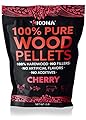 Kona 100% Cherry Smoker Pellets, Intended for Ninja Woodfire Outdoor Grill, 2 lb Resealable Bag