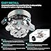 Farrme 21-5341 Power Steering Pump Fit for Honda Accord L4 2.4L 2003-2005 Automotive Replacement Power Steering Pumps 96-5341, 56110-RAA-A01, 56100-RAA-A03, 990-0656