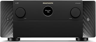 Marantz AV 30 AV Preamplifier | 8K Video Compatibility | 11.4-Channel Output | Decodes Dolby Atmos | Balanced and RCA outputs | Black