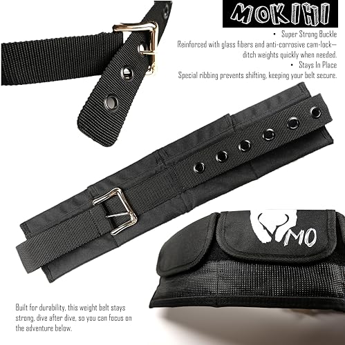 Mokihi Diving Weight Belt (0.66, Pounds)