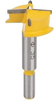 T Type Router Bit, Milling Cutter,Cemented Carbide Positioning Woodworking Hole Opener Router Bit Milling Cutter, Woodworking Tool Accessories Cutting Diameter 35mm(35mm)