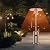 KIMORE Patio Heater for Outdoor, 48,000 BTU Freestanding Heater/Umbrella Patio Warmer Propane Stainless Steel Burner with Wheels, Outdoor Warmer for Home and Commercial