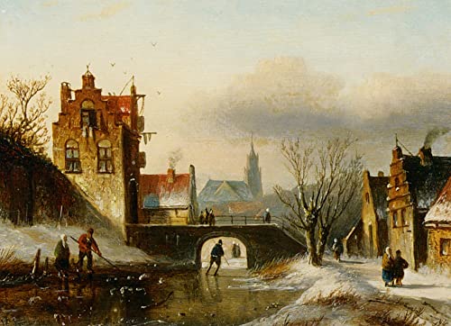 Tableaux tableau toile décoration murale paysage hollandais