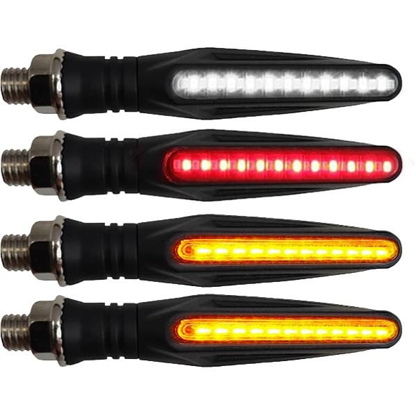 Clignotants universels pour motos et feux d'arrêt led pour sécurité routière