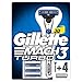 Produktbild Gillette Mach3 Turbo 3D Rasierer Herren mit verbesserten Feuchtigkeitsstreifen, Rasierer + 5 Rasierklingen
