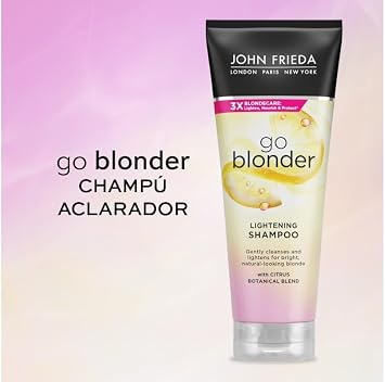 John Frieda Go Blonder Lightening Shampoo Blonde Hair 250 Ml