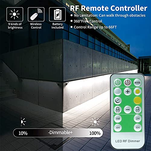 50Ft/15M Led Strip Rope Lights, 6000K Daylight White Outdoor Indoor Waterproof Flexible，Dimmable With Remote, 450 Leds Smd2835 Tape Light For Bedroom, Kitchen, Pool, Backyards, Garden, Christmas #TOP2