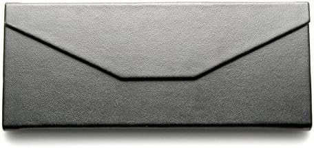 zeroUV - Tri-Case - Foldable Low Profile Leather Magnetic Triangular Sunglasses Eyeglasses Case image 5