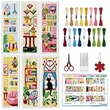 Cadeau parfait : ce kit de fabrication de marque-pages est un cadeau parfait pour vos amis qui aiment le point de croix. De plus, le marque-page fini sera excellent pour vos amis qui aiment lire. Ils vont certainement adorer ce joli cadeau fait à la main