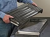 Rocky Mountain Cookware MGB12-8 2-Burner Add on Griddle/Broiler Combo