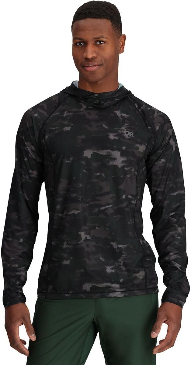 Outdoor Research Men’s Echo Printed Hoodie – Quick Drying Sweatshirt