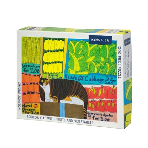 Kinstler Bodega Cat with Fruits & Veggies Puzzle 1000 Pieces