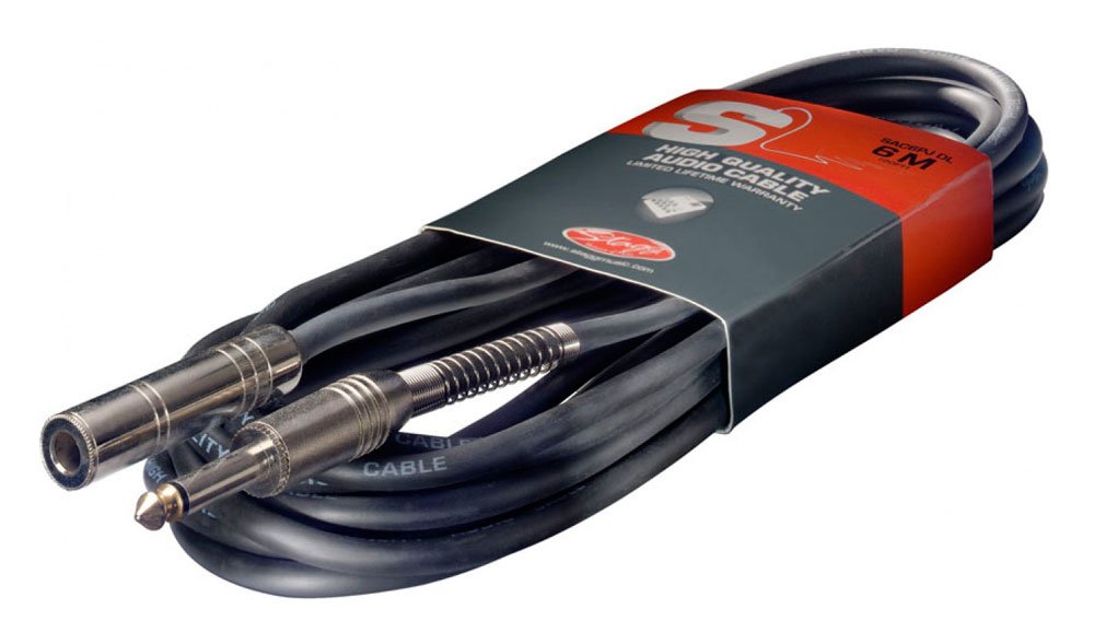 Stagg SAC6PJ DL Mono Jack to Jack (M/F)