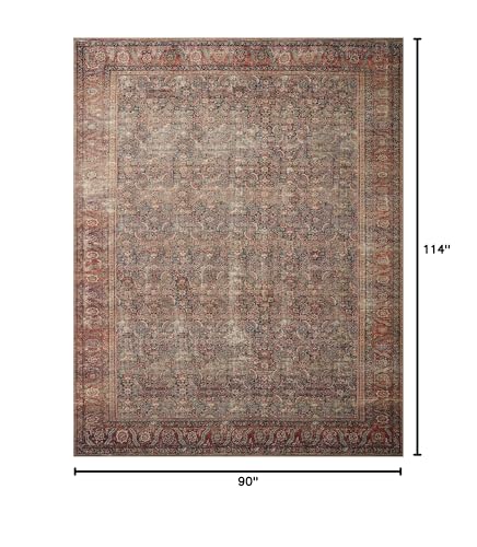Image of Loloi Wynter Onyx /Multi 7'-6 inch x 9'-6 inch Area Rug
