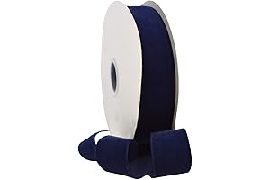 Morex Ribbon Viviana Velvet Ribbon Navy Blue