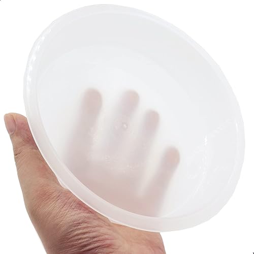 Miniatura 5 de 2 cuencos redondos de plástico para comederos para pájaros, comedero de semillas de aves silvestres, accesorios para baño de pájaros, bandeja de