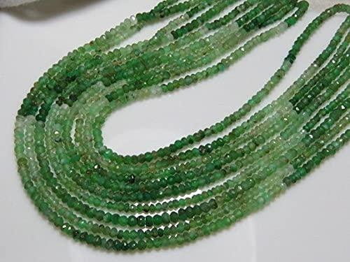 Perles chrysoprase 3.5mm LKBEADS pour fabriquer collier fin régulier