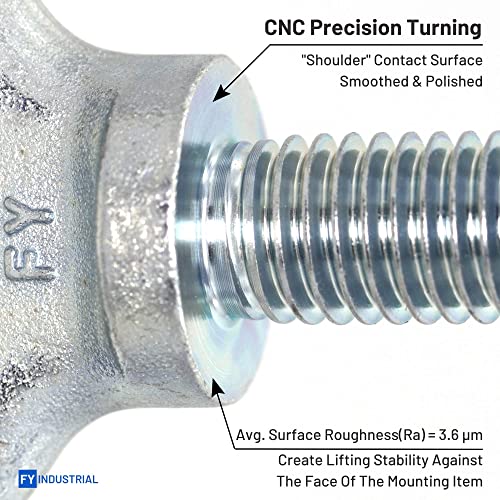 Lifting Shoulder Eye Bolt 1/2" Blue Bright Zinc Plated #TOP5