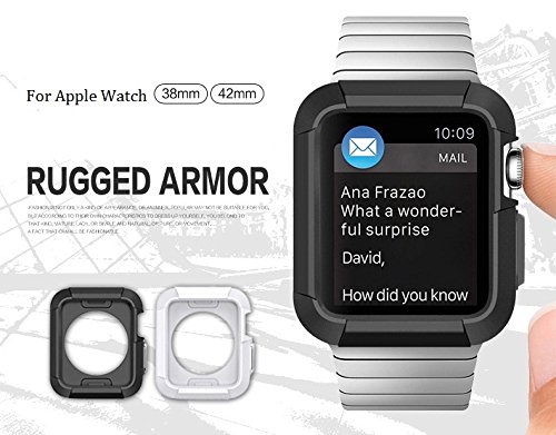 Photron Rugged Armor Case Cover For Series 1 & 2 38Mm/42Mm - Black