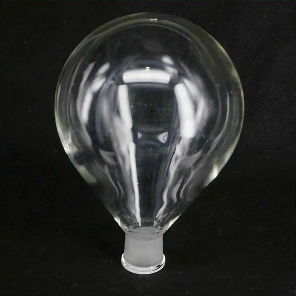 Vetreria da laboratorio Pallone evaporatore in vetro borosilicato da laboratorio da 2000 ml 19/26 24/29 29/32, fondo tondo(Joint 24-29)
