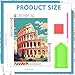 Yeaqee 4 Pcs Diamond Art Kits DIY Painting for Adult Aesthetic Wall Diamond Crafts Aesthetic Room Decor Cute Painting Pictures 5d Craft Wall Decor for Home 10 x 11.8''(Amalfi Coast)