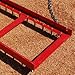 Trigon Sports Heavy Duty Bolt Drag Mat, Field Surface Leveling Spike Drag Mat with Pull Chain, Infield Drag Harrow for Manual or Vehicle Assisted Pulling, 6' Wide Bolt