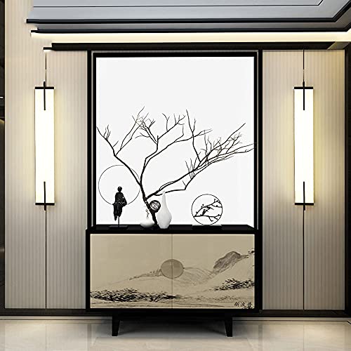 Aplique de pared de metal negro premium con pantalla rectangular para salones sofisticados 2