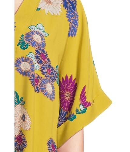 Natori Women's Kiku-Challis Dolman Sleeve Caftan4