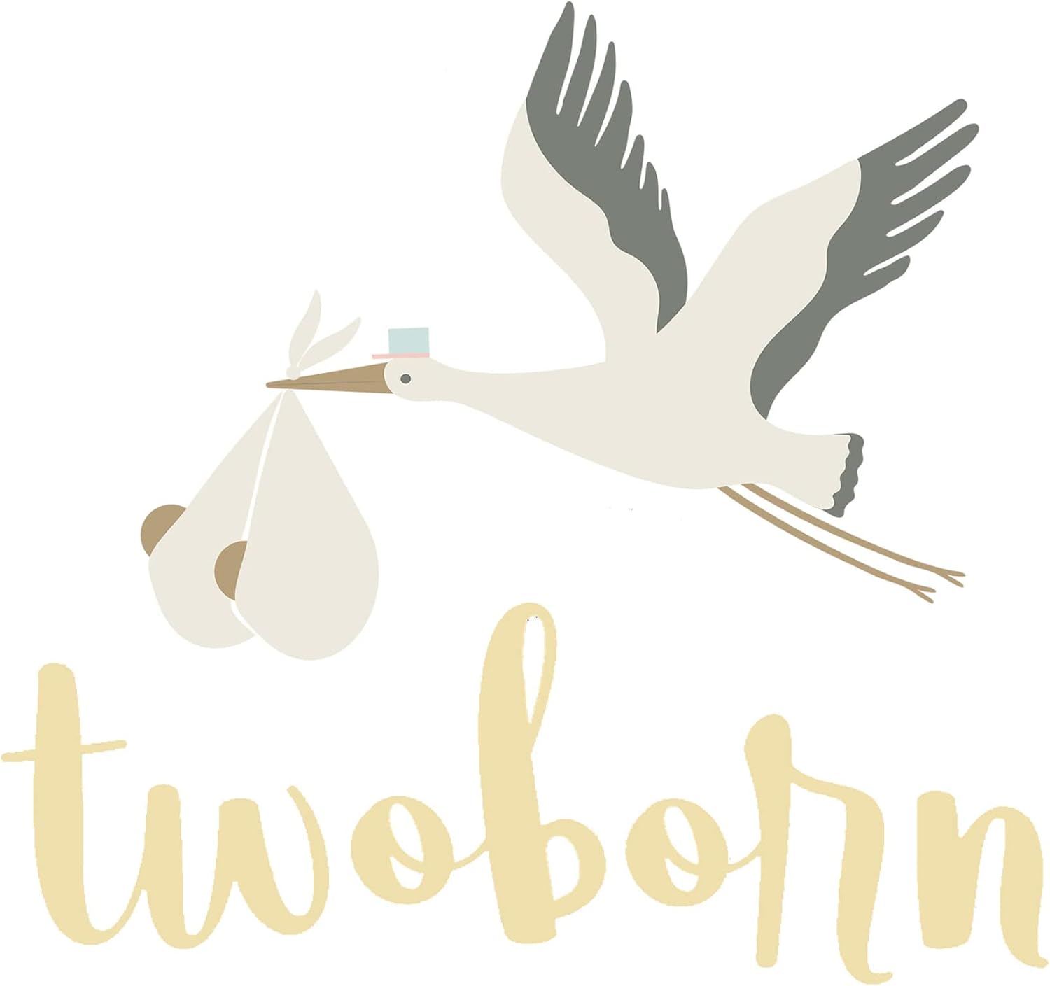 Fitted Crib Sheet for Twins - Boys, Girls, Unisex - Can't Have One Without The Otter Twins Nursery Decor, Premium 100% Cotton Jersey, Fits Standard Crib Mattress