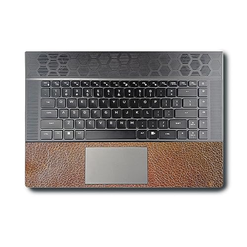 Image of MightySkins Skin Compatible with Alienware X16 R1 (2023) Full Wrap Kit - Brown Pleather | Protective, Durable, and Unique Vinyl Decal wrap Cover | Easy to Apply & Change Styles | Made in The USA