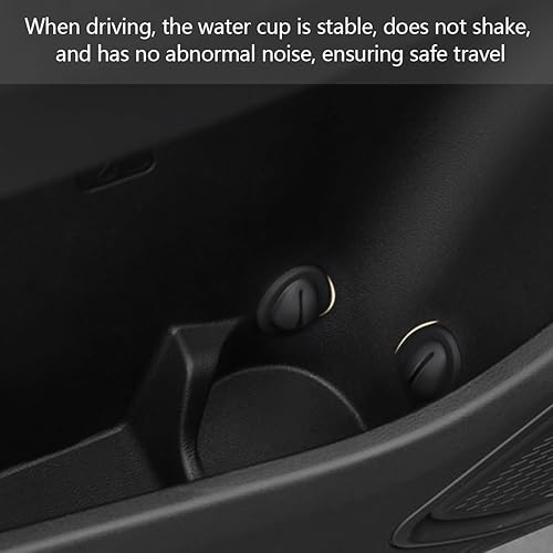 Miniatura 5 de Mandark Limitador de posición para portavasos de automóvil, 8 unidades, antivibración, soporte para botella de agua, accesorios de silicona para