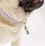 Aribari 2 x Adressanhänger für Hunde und Katzen, Halsbandanhänger, Namensschild auch für kleine Tiere geeignet, Anhänger zur Tierkennzeichnung, aus Metall und wasserdicht