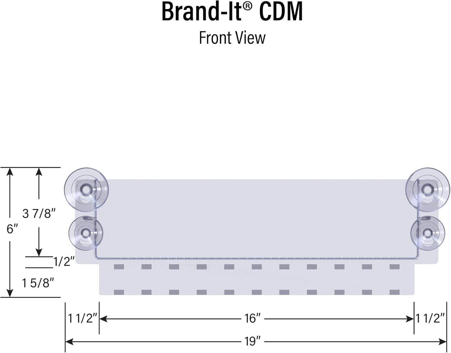 Display Technologies Refrigerator Organizers and Storage - Drink Organizer for Glass Door - Soda Can Organizer for Refrigerator (Pack of 10)