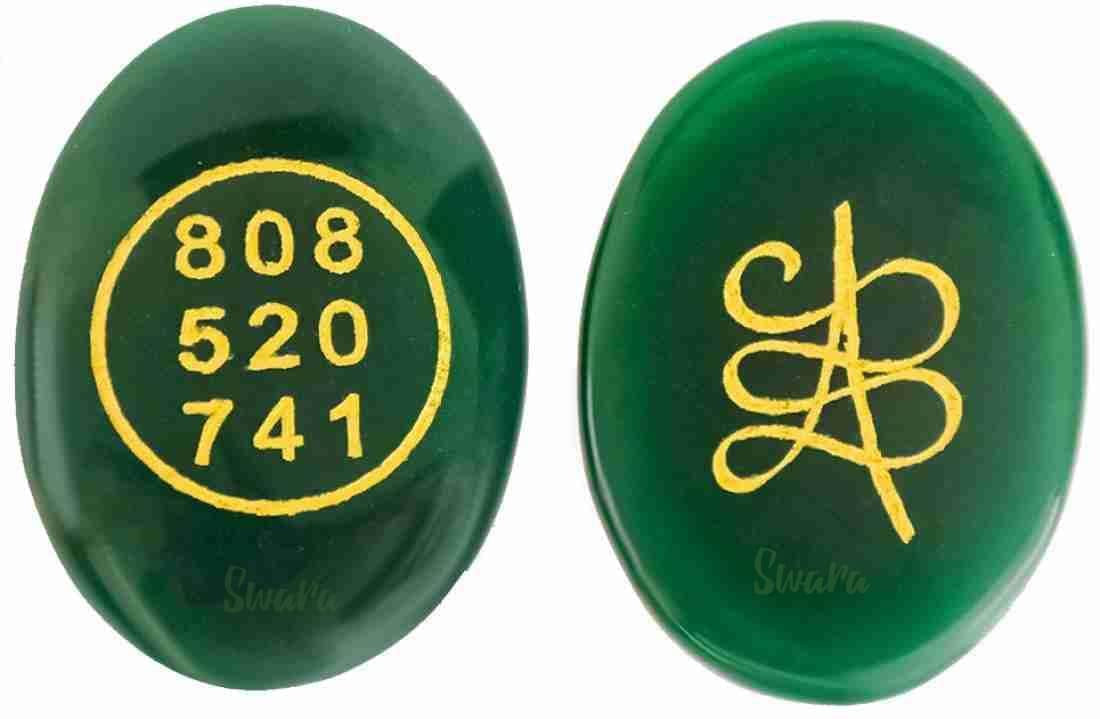 808 520 741 Zibu Coin Original Zebu Coin Green Aventurine Stone-Green Jade Crystal Stone Pre-Energized for Good Luck Prosperity and Positivity in Love and Relationship-image-12