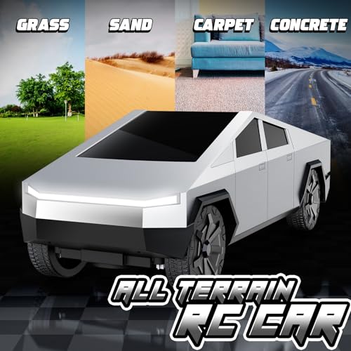 Cheffun 1:24 RC Car Toys - All Terrain High Speed Remote Control Car with Light and Loadspace, Electric Vehicle Toys for Kids, Gifts for Kids, Boys and Girls