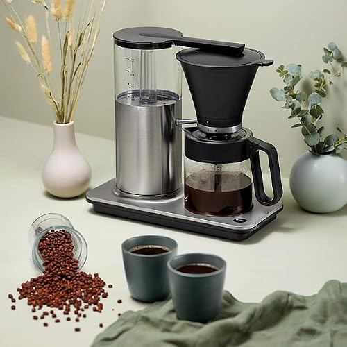 Foto von Wilfa CLASSIC PAUSE Filterkaffeemaschine – Kaffeemaschine aus Stahl mit Glaskanne, mit einem Fassungsvermögen von 1 Liter und automatischer Tropfstopp-Funktion, silber