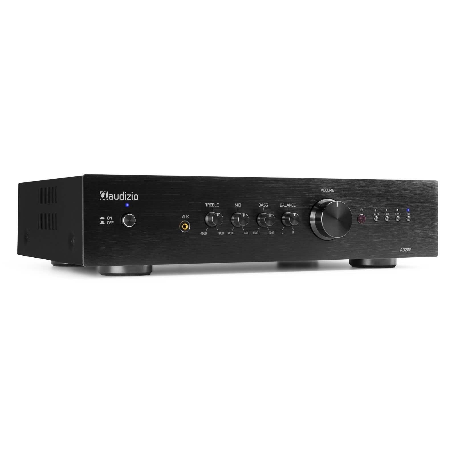 Sponsored Ad – AD200B 2-Channel HiFi Stereo Amplifier, Home Audio Amplifier, High-Performance Home Stereo Amplifier with 200W Power Output, RCA and Bluetooth Connectivity, Sleek Black Design
