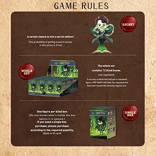pop mart Harry Potter And The Chamber Of Secrets Series Exclusive Action Figure Box Toy Popular Collectible Art Toy Cute Figure Creative Gift, for Christmas Birthday Party Holiday