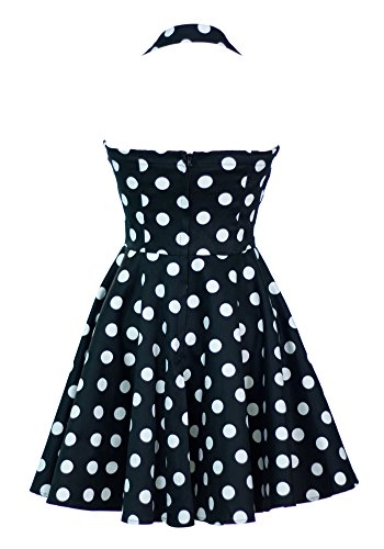 Ixia-Polka-Dot-A-line-50s-Pinup-Dress