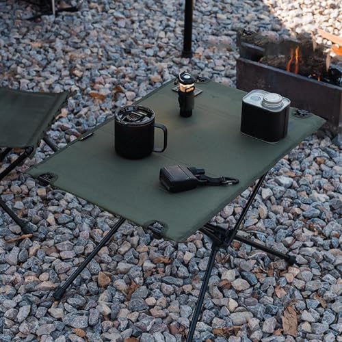 Table de camping pliante table d'appoint portable en aluminium léger - 4