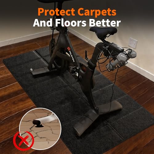 Image of Walking Pad Treadmill Mat for Carpet Floors,63x30 Hardwood Floor Protection, Mats for Under Walking pad /Treadmill /Bike /Exercise Equipment on Carpets, Noise Shock Absorption, Stationary