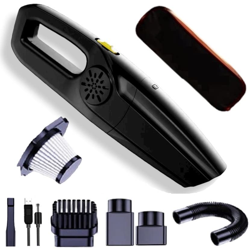 Aetrius 120W 35500 RPM Cordless Vacuum Cleaner-Rechargeable for Car, Home, Office etc, Cordless Vacuum Cleaner with 2 in 1 Mopping and Vacuum, Anti-Bacterial Cleaning (Black)-picture-12