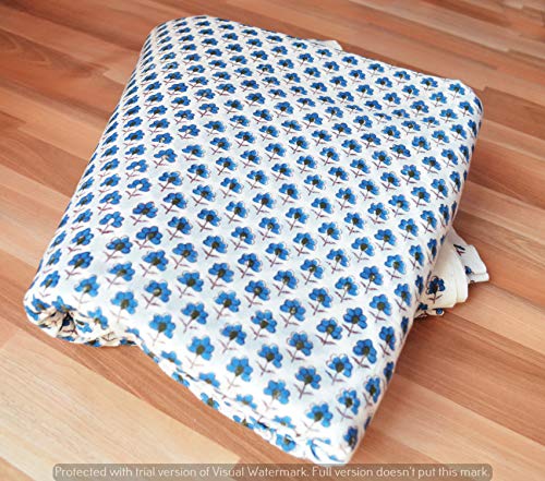 Tissu de coton imprimé par yard de style indien pour robe et coussin - 3