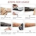 Henna Stencils 9 Sheet Henna Tattoo Kit, Reusable Henna Stickers for Hand Forearm Indian Arabian Self Adhesive Tattoo Templates